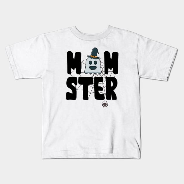 "Mom"-Ster Ghost Kids T-Shirt by CanossaGraphics